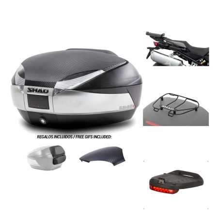 SHAD Baul trasero + herraje montaje accesorios SH48 KIT-180803