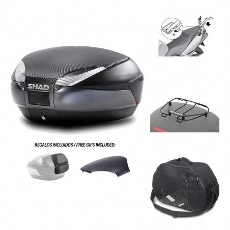 Rear trunk + mounting hardware + accessories  SH48