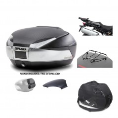 Rear trunk + mounting hardware + accessories  SH48