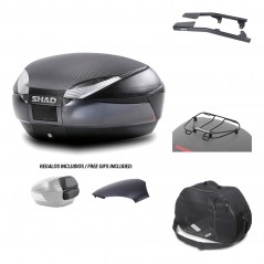 SHAD Baul trasero + herraje montaje accesorios SH48 KIT-181047