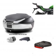 SHAD Baul trasero + herraje montaje luz de freno SH48 KIT-180903