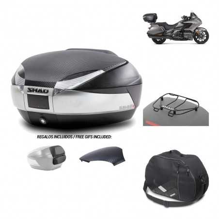 SHAD Baul trasero + herraje montaje accesorios SH48 KIT-180708