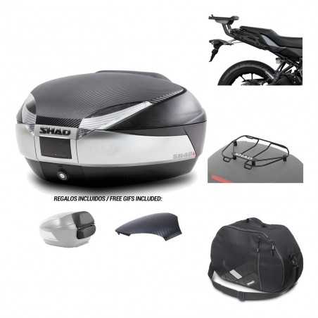 SHAD Baul trasero + herraje montaje accesorios SH48 KIT-180852
