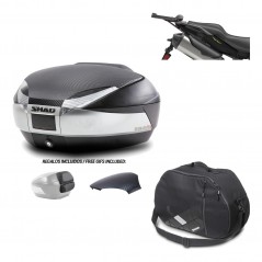 SHAD Baul trasero + herraje montaje bolsa interna SH48 KIT-180656
