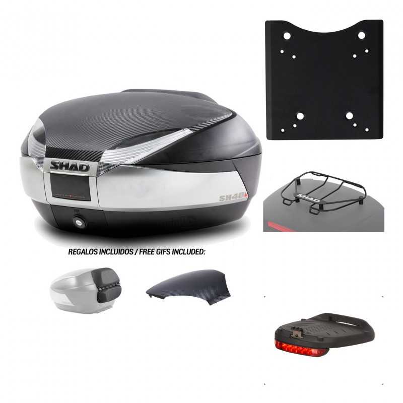 Rear trunk + mounting hardware + accessories  SH48