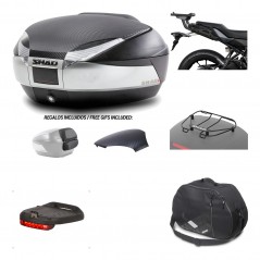 SHAD Baul trasero + herraje montaje accesorios SH48 KIT-180853