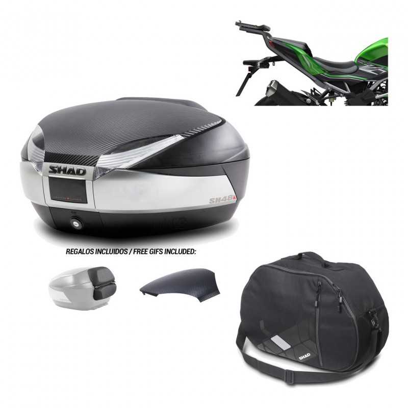 SHAD Baul trasero + herraje montaje bolsa interna SH48 KIT-180904