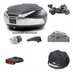 Rear trunk + mounting hardware + accessories  SH48