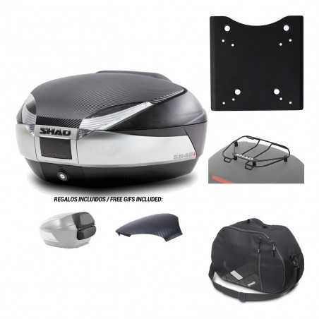 SHAD Baul trasero + herraje montaje accesorios SH48 KIT-180952