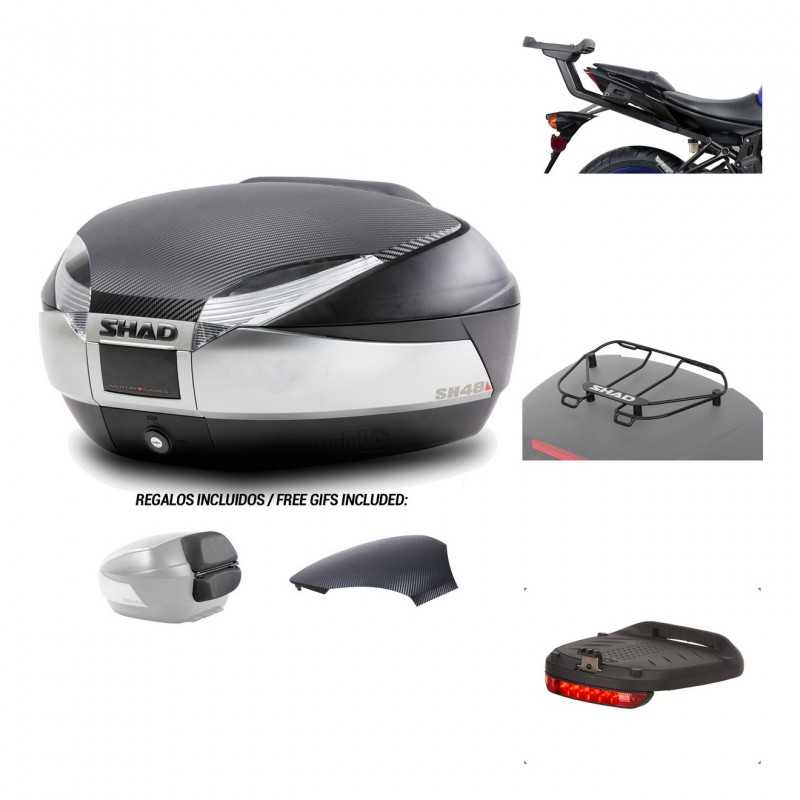SHAD Baul trasero + herraje montaje accesorios SH48 KIT-180755