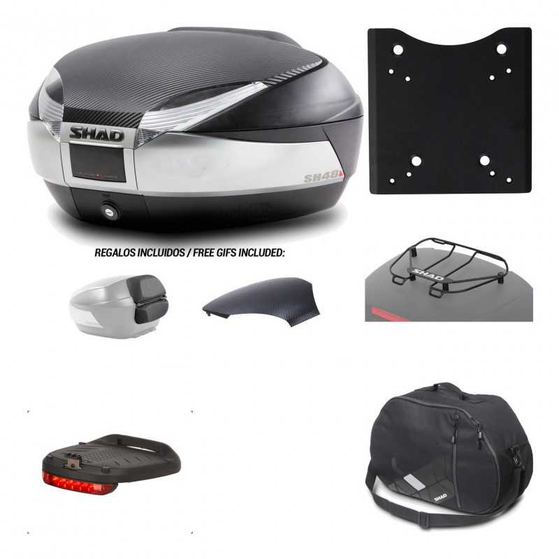 Rear trunk + mounting hardware + accessories  SH48