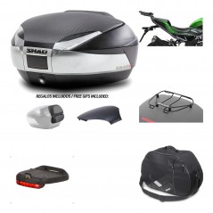 Rear trunk + mounting hardware + accessories  SH48
