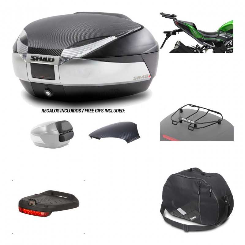 SHAD Baul trasero + herraje montaje accesorios SH48 KIT-180909
