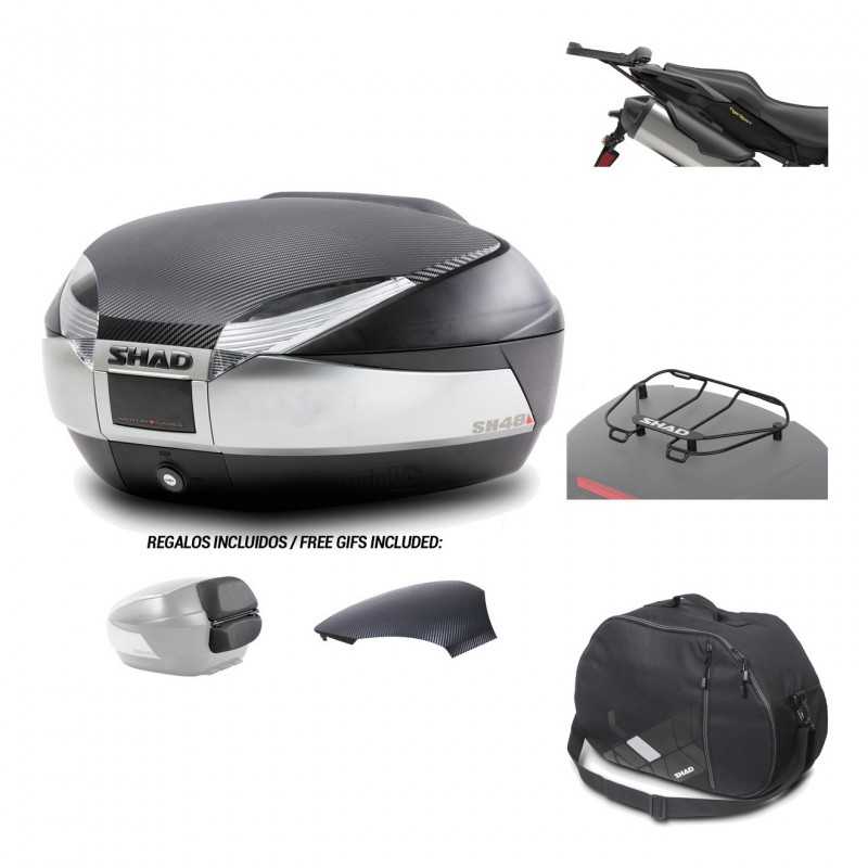 Rear trunk + mounting hardware + accessories  SH48