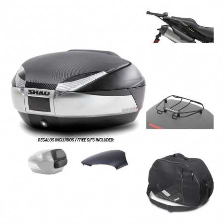 SHAD Baul trasero + herraje montaje accesorios SH48 KIT-180660