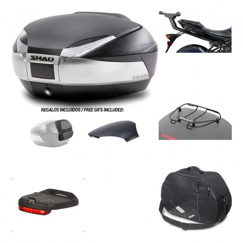 SHAD Baul trasero + herraje montaje accesorios SH48 KIT-180757