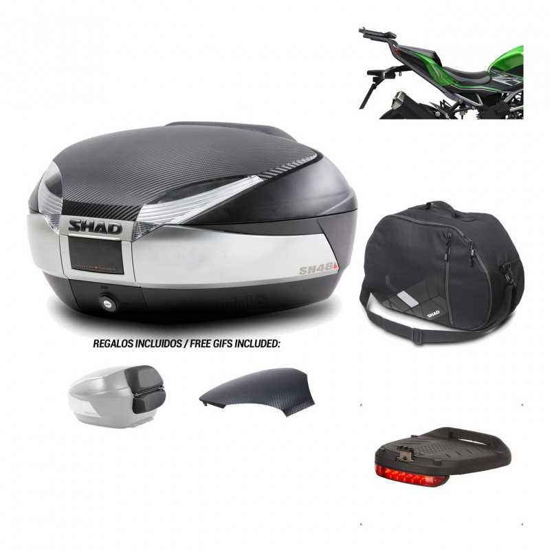 Rear trunk + mounting hardware + accessories  SH48
