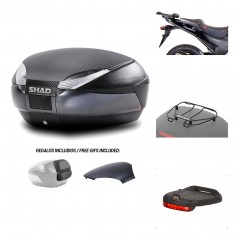 SHAD Baul trasero + herraje montaje accesorios SH48 KIT-181051