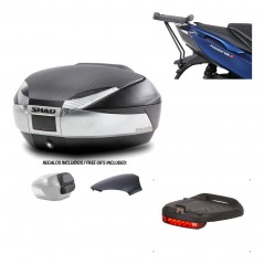 SHAD Baul trasero + herraje montaje luz de freno SH48 KIT-180711