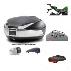 Rear trunk + mounting hardware + accessories  SH48