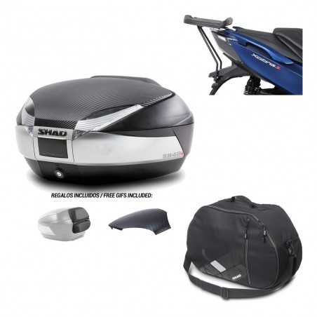 SHAD Baul trasero + herraje montaje bolsa interna SH48 KIT-180712