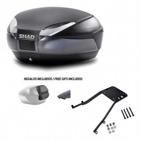 SHAD Baul trasero + herraje montaje SH48 KIT-181009