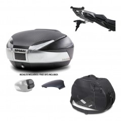 SHAD Baul trasero + herraje montaje bolsa interna SH48 KIT-180760