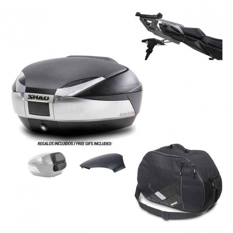 SHAD Baul trasero + herraje montaje bolsa interna SH48 KIT-180760