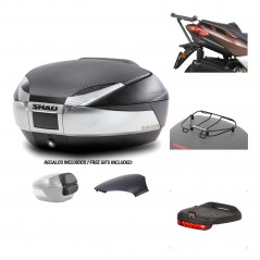 SHAD Baul trasero + herraje montaje accesorios SH48 KIT-180955