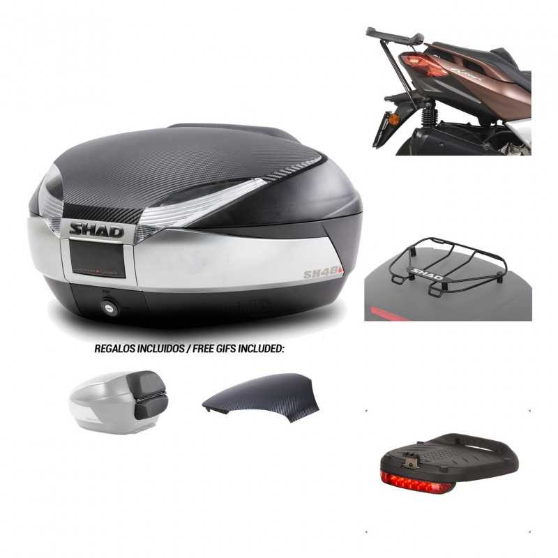 SHAD Baul trasero + herraje montaje accesorios SH48 KIT-180955