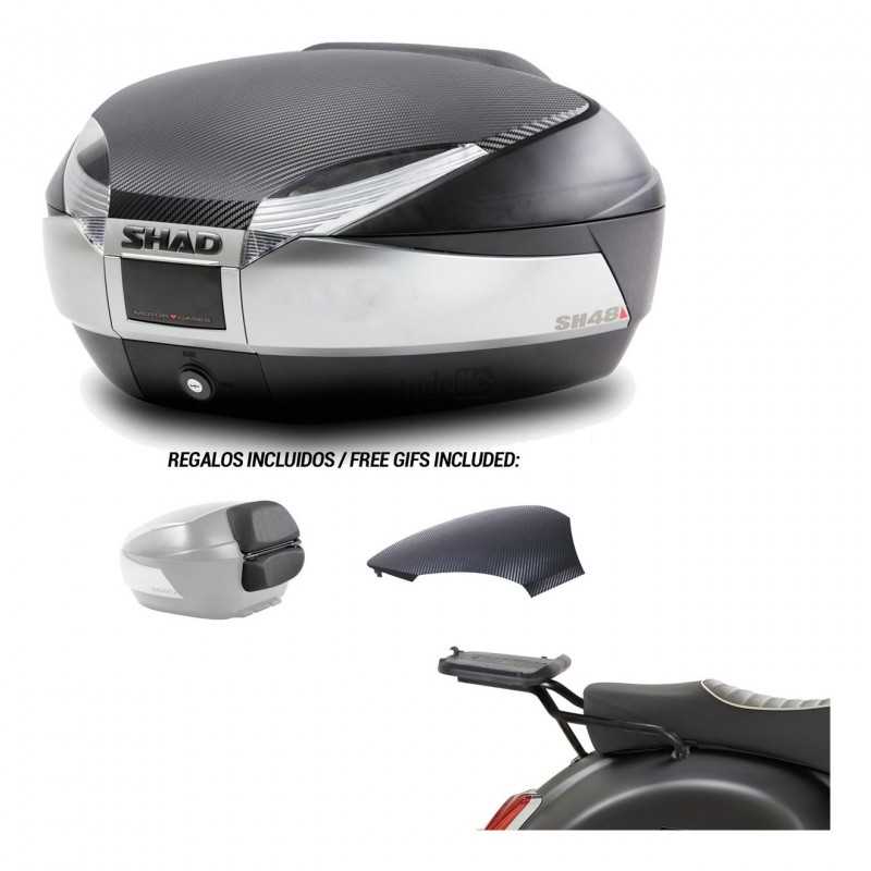 SHAD Baul trasero + herraje montaje SH48 KIT-180910
