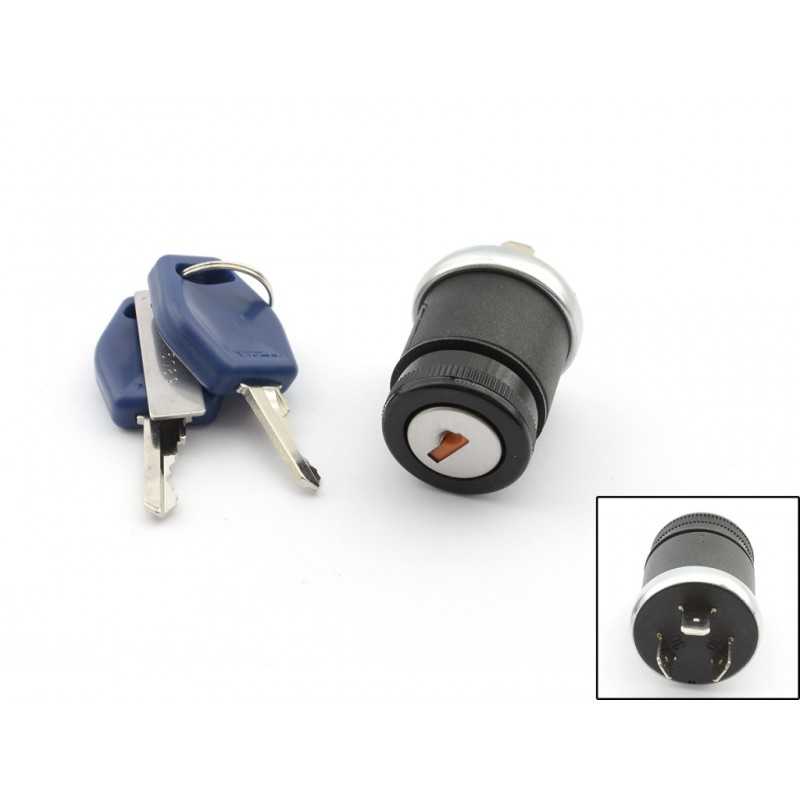 Lock, key contact