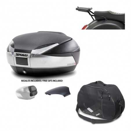 SHAD Baul trasero + herraje montaje bolsa interna SH48 KIT-180912