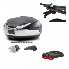 Back trunk + big top fitting + brake light  SH48
