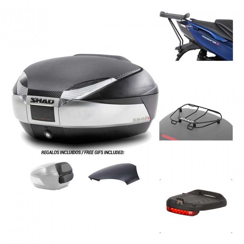 Rear trunk + mounting hardware + accessories  SH48
