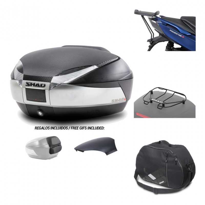 Rear trunk + mounting hardware + accessories  SH48