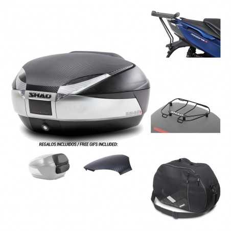 SHAD Baul trasero + herraje montaje accesorios SH48 KIT-180716