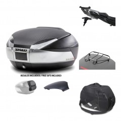 Rear trunk + mounting hardware + accessories  SH48