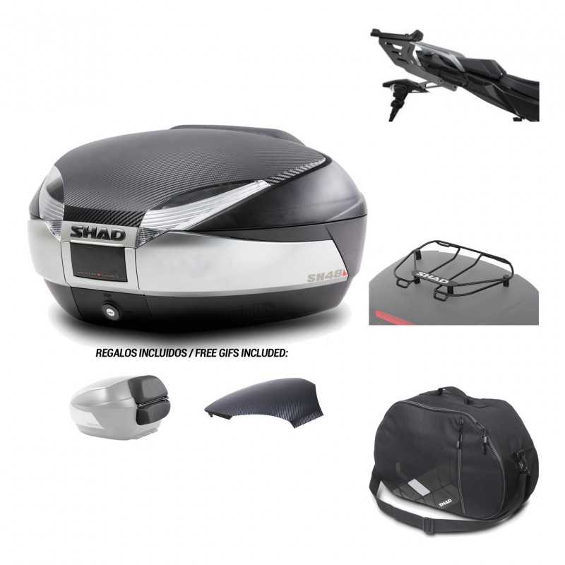 Rear trunk + mounting hardware + accessories  SH48