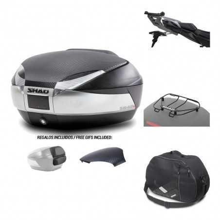 SHAD Baul trasero + herraje montaje accesorios SH48 KIT-180764