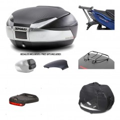Rear trunk + mounting hardware + accessories  SH48
