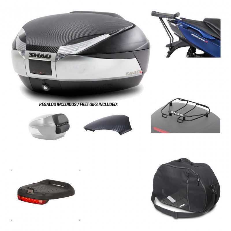 Rear trunk + mounting hardware + accessories  SH48