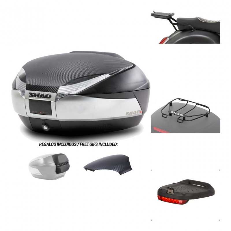 Rear trunk + mounting hardware + accessories  SH48