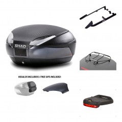 Rear trunk + mounting hardware + accessories  SH48
