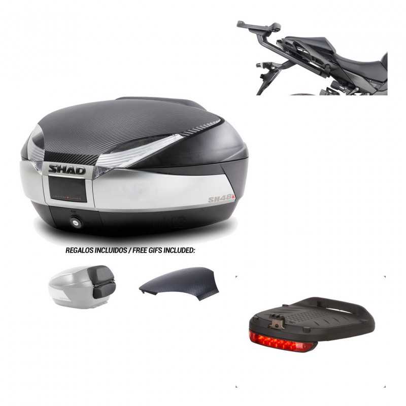 Back trunk + big top fitting + brake light  SH48
