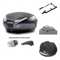 Rear trunk + mounting hardware + accessories  SH48