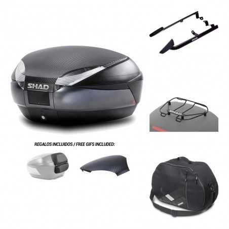 SHAD Baul trasero + herraje montaje accesorios SH48 KIT-181114