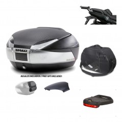 Rear trunk + mounting hardware + accessories  SH48