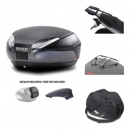 SHAD Baul trasero + herraje montaje accesorios SH48 KIT-181119