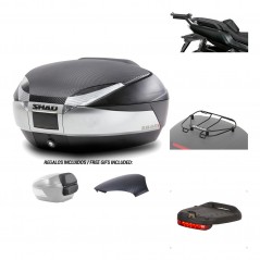 Rear trunk + mounting hardware + accessories  SH48